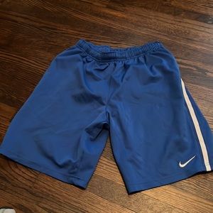 blue nike shorts